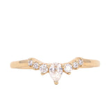 Tiara Curved Diamond Band