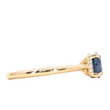 Hidden Halo Setting 4 Prongs with diamonds
