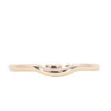 Petite Contour Wedding Band - Women's Plain Curved Wedding Band