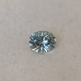 0.84CT FANCY OVAL PRECISION CUT MONTANA SAPPHIRE, SILVERY BLUE, 6.01X3.88MM