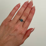 1.94CT ELONGATED CUSHION MONTANA SAPPHIRE, OCEAN BLUE TEAL, 7.62X6.32X4.84MM, UNTREATED