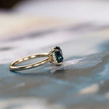 Hidden Diamond Halo 4 Prongs, Stackable - Setting