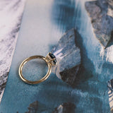 Hidden Diamond Halo 4 Prongs, Stackable - Setting