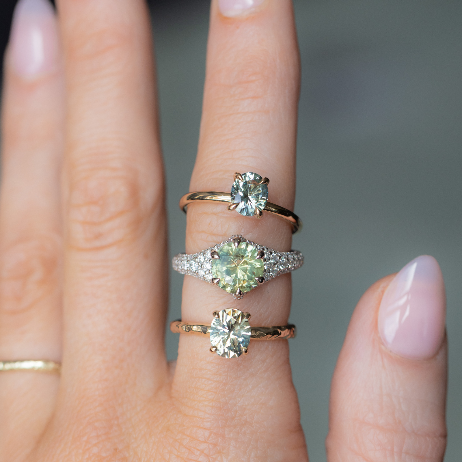 montana sapphire solitaire rings- shop the look