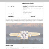 0.78ct Untreated Light Pink Montana Sapphire and Princess Cut Diamond Rapids Low Profile Ring in 14k Yellow Gold