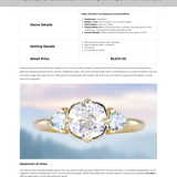 0.96ct Antique Old Mine Cut Diamond and Trillion Seafoam Montana Sapphire Antique Style Compass Set Low Profile Ring with Milgrain in 18k Yellow Gold
