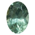 1.06CT OVAL MONTANA SAPPHIRE, MINTY GREEN, 7.15X5MM