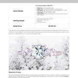 1.12ct Untreated Round Silvery Light Blue Montana Sapphire and Diamond Starry Night Low Profile Solitaire in 14k White Gold