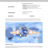 1.28ct Round Untreated Color Shifting Montana Sapphire and Princess Cut Diamond Rapids Low Profile Ring in 14k Yellow Gold