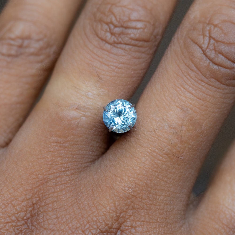 1.37CT ROUND MONTANA SAPPHIRE