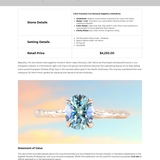 1.37ct Oval Light Teal Blue Precision Cut Montana Sapphire Evergreen Carved 4 Prong Solitaire in 14k Yellow Gold
