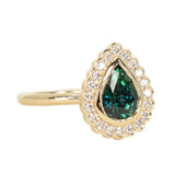 Antique Style Scalloped Diamond Halo - Setting