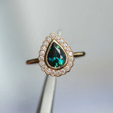 Antique Style Scalloped Diamond Halo - Setting