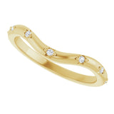 Stargazer Contour Diamond Band