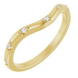 Stargazer Contour Diamond Band