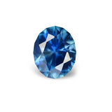 2.17CT OVAL PRECISION CUT MONTANA SAPPHIRE, BRIGHT BLUE WITH TEAL, 8.5X6.9X5MM