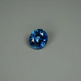 1.39CT OVAL PRECISION CUT MONTANA SAPPHIRE, BLUE, 7.2X6.3MM