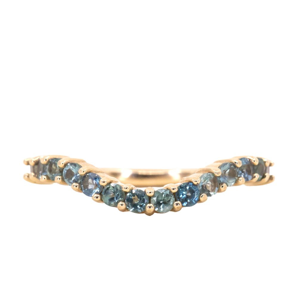 Gemstone Contour Band