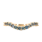 Gemstone Contour Band