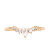 Tiara Curved Diamond Band