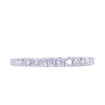 1.75mm French Set Straight Diamond Band