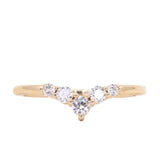 Petite Curved Tiara Diamond Band