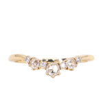 Rosecut Diamond Tiara Band in Recycled 14k Gold