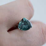 2.57CT TRILLION MONTANA SAPPHIRE, COLOR CHANGING TEAL TO PURPLE GREY, UNTREATED, 9.29X8.31MM