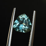 2.62CT GEO TRIANGLE MONTANA SAPPHIRE, GRAYISH BLUE, AGL CERTIFIED, 8.06X7.88MM,