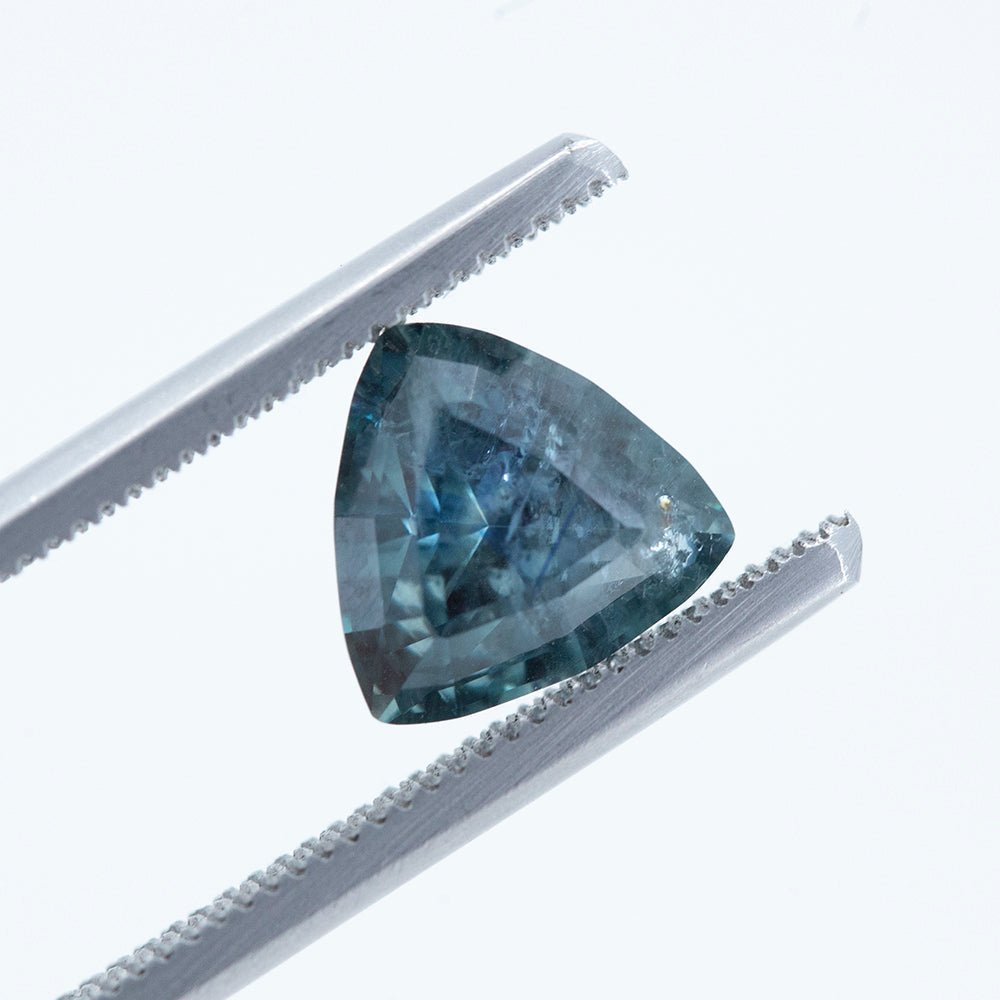 2.63CT TRILLION MONTANA SAPPHIRE, MEDIUM TEAL BLUE GREY, 8.51X8.51MM