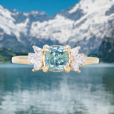 Marquise & Pear Diamond Cluster Low Profile - Setting