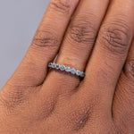 Bezel Gemstone Band