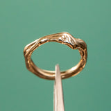 Alluvial Band A in 14K Yellow Gold