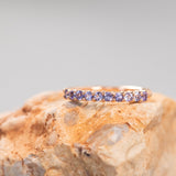 Straight Gemstone Band