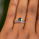 Straight Gemstone Band