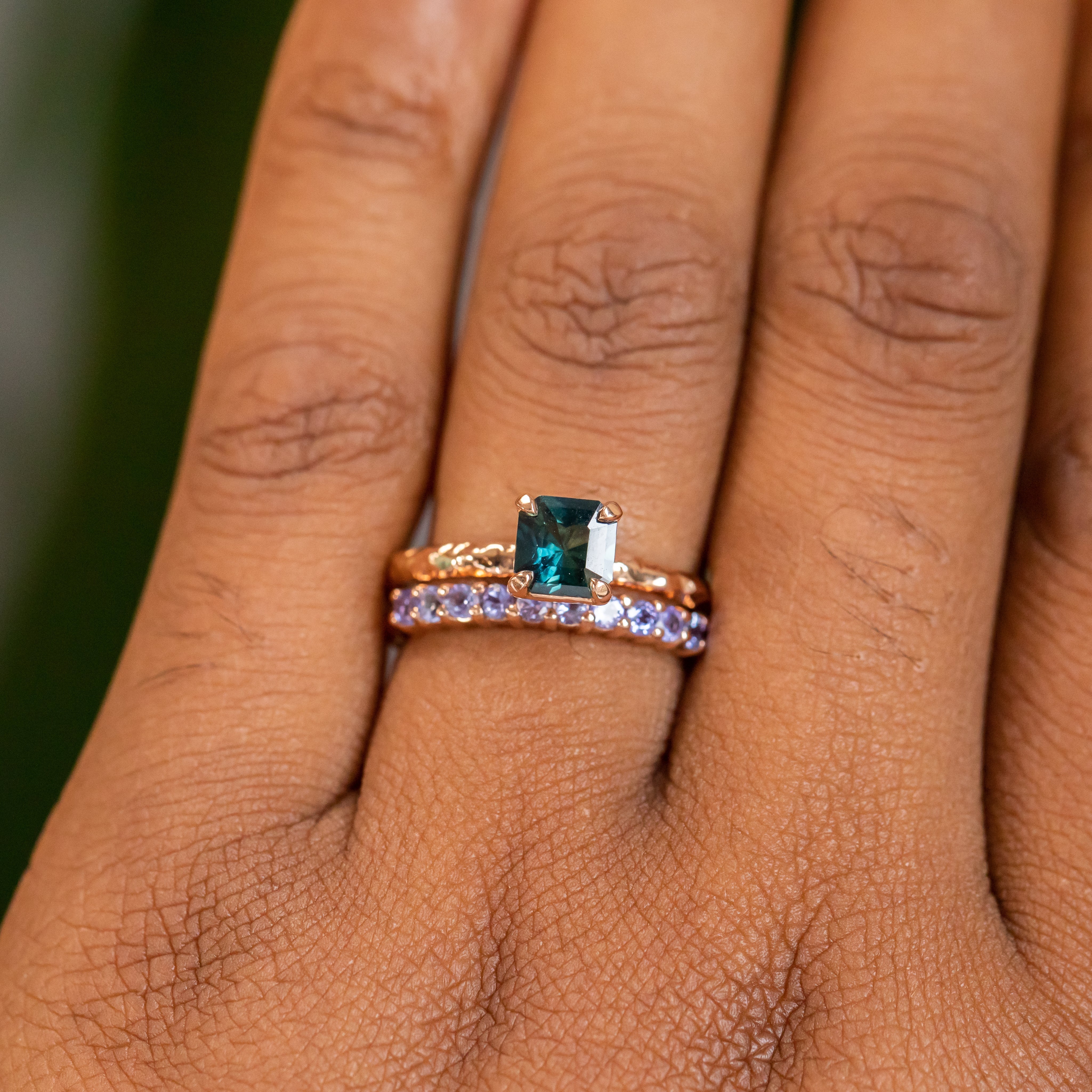 Gemstone Stacking Band