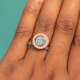 Straight Gemstone Band