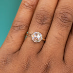 Low Profile Six Prong Solitaire- Setting