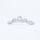 Rosecut Diamond Tiara Band in Recycled 14k Gold