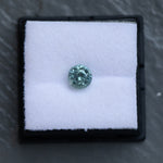 1.73CT ROUND MONTANA SAPPHIRE, SEAFOAM GREEN, 7X4.8MM, UNTREATED