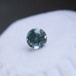 1.73CT ROUND MONTANA SAPPHIRE, SEAFOAM GREEN, 7X4.8MM, UNTREATED