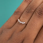 Sierra Curved Diamond Band