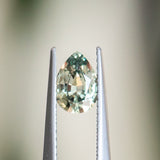 0.83CT PEAR MONTANA SAPPHIRE, COLOR SHIFTING GREEN TO PURPLE GREY, 6.99X5MM, UNTREATED