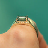 Ravine Gemstone Band - Low Profile Setting