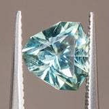 2.62CT GEO TRILLION MONTANA SAPPHIRE, GRAYISH BLUE, AGL CERTIFIED, 8.06X7.88MM,