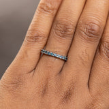 Straight Gemstone Band