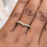 Graduated Pearl Ring