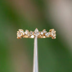 Pear Diamond Band