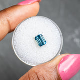 1.36CT EMERALD CUT MONTANA SAPPHIRE // Design Specialist Curated Build Your Own Dream Ring