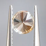 0.74CT ROUND MONTANA SAPPHIRE, PARTI PEACH PINK, 5.07X3.90MM, UNTREATED